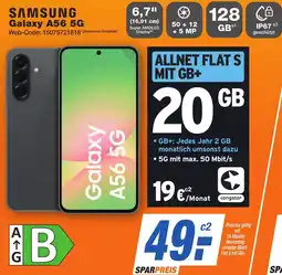 K+B Expert SAMSUNG Galaxy A56 5G + ALLNET FLAT S MIT GB+ 20GB Angebot