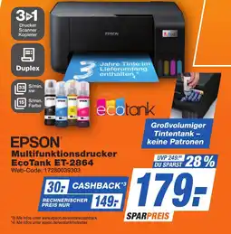 K+B Expert EPSON Multifunktionsdrucker EcoTank ET-2864 Angebot