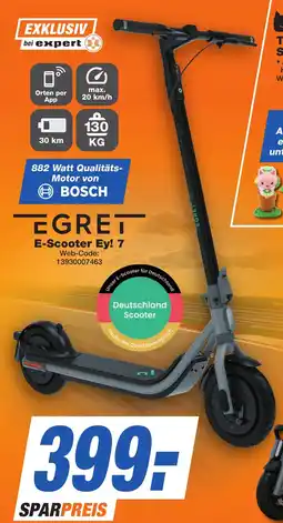 K+B Expert EGRET E-Scooter Ey! 7 Angebot