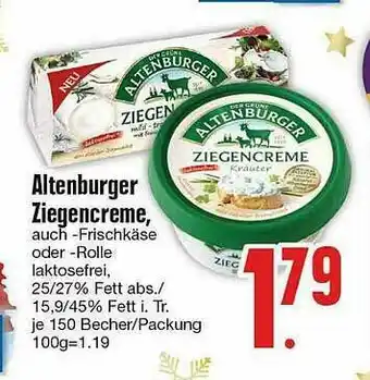 Edeka Altenburger Ziegencreme Angebot