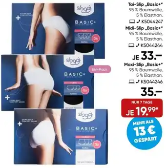 Galeria Sloggi Tai-Slip „Basic+" Angebot