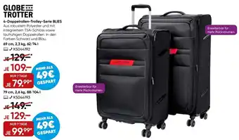 Galeria GLOBE TROTTER 4-Doppelrollen-Trolley-Serie BLIES Angebot