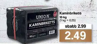 Famila Nord West Kaminbrikett Union Angebot