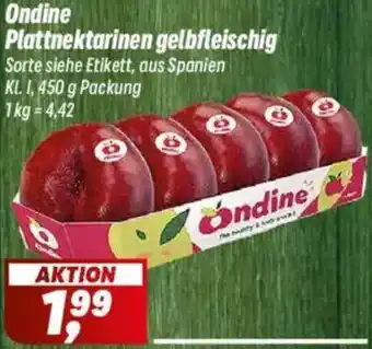 Simmel Ondine Plattnektarinen gelbfleischig Angebot