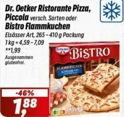 Simmel Dr. Oetker Ristorante Pizza, Piccola oder Bistro Flammkuchen Angebot