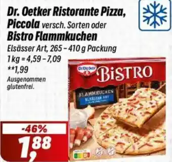 Simmel Dr. Oetker Ristorante Pizza, Piccola oder Bistro Flammkuchen Angebot