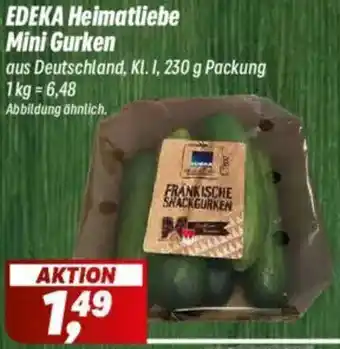 Simmel EDEKA Heimatliebe Mini Gurken Angebot