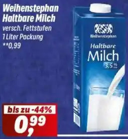 Simmel Weihenstephan Haltbare Milch Angebot