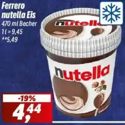Simmel Ferrero nutella Eis Angebot