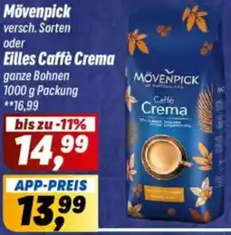 Simmel Mövenpick oder Eilles Caffè Crema Angebot