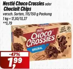 Simmel Nestlé Choco Crossies oder Choclait Chips Angebot