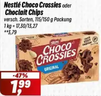Simmel Nestlé Choco Crossies oder Choclait Chips Angebot