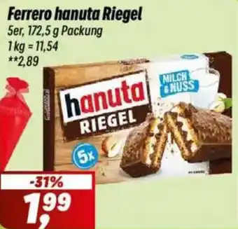 Simmel Ferrero hanuta Riegel Angebot