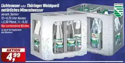 Simmel Lichtenauer oder Thüringer Waldquell natürliches Mineralwasser Angebot