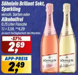 Simmel Söhnlein Brillant Sekt, Sparkling oder Alkoholfrei Angebot