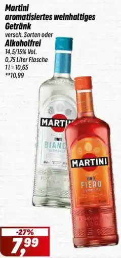 Simmel Martini aromatisiertes weinhaltiges Getränk oder Alkoholfrei Angebot
