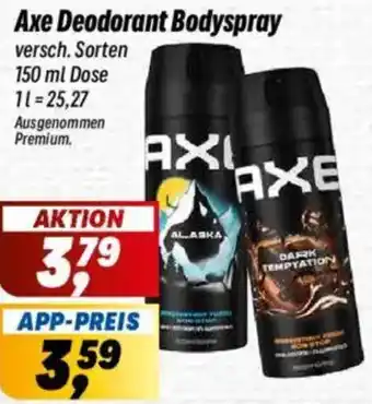 Simmel Axe Deodorant Bodyspray Angebot