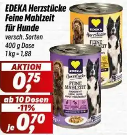Simmel EDEKA Herzstücke Feine Mahlzeit für Hunde Angebot