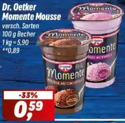 Simmel Dr. Oetker Momente Mousse Angebot