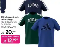 Galeria adidas Shirt, kurzer Ärmel, Logo Angebot