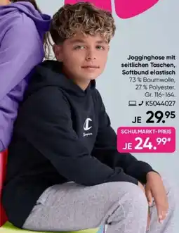 Galeria Champion Jogginghose mit seitlichen Taschen, Softbund elastisch Angebot