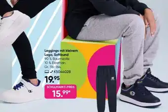 Galeria Champion Leggings mit kleinem Logo, Softbund Angebot