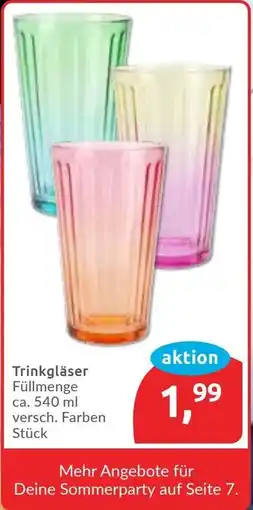 Budni Trinkgläser Angebot
