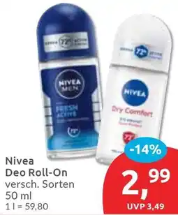 Budni Nivea Deo Roll-On Angebot