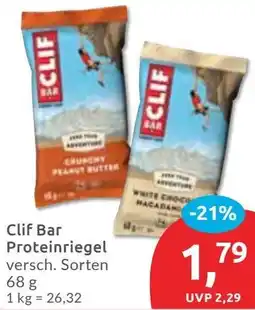 Budni Clif Bar Proteinriegel Angebot