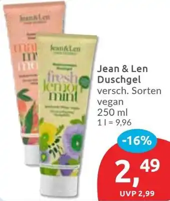 Budni Jean & Len Duschgel Angebot