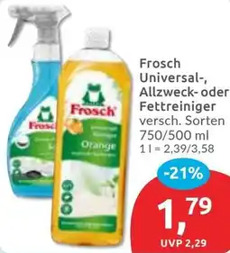 Budni Frosch Universal-, Allzweck- oder Fettreiniger Angebot