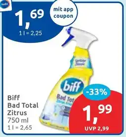 Budni Biff Bad Total Zitrus Angebot