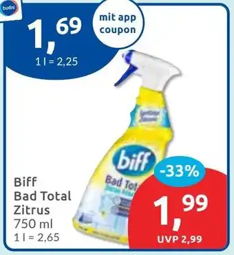 Budni Biff Bad Total Zitrus Angebot