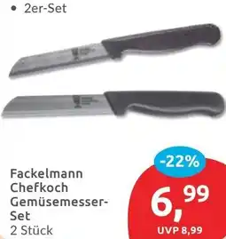 Budni Fackelmann Chefkoch Gemüsemesser Set Angebot