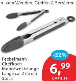 Budni Fackelmann Chefkoch Mehrzweckzange Angebot