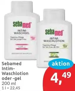 Budni Sebamed Intim Waschlotion oder -gel Angebot