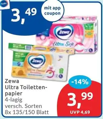 Budni Zewa Ultra Toilettenpapier Angebot