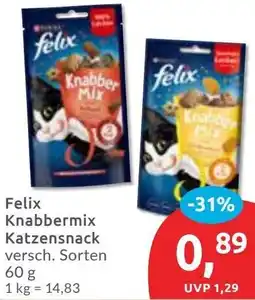 Budni Felix Knabbermix Katzensnack Angebot