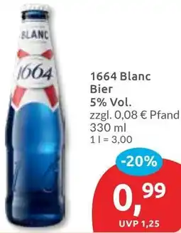 Budni 1664 Blanc Bier Angebot