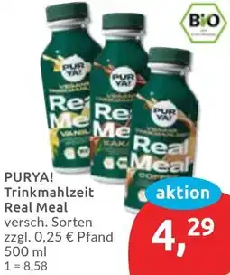 Budni PURYA! Trinkmahlzeit Real Meal Angebot