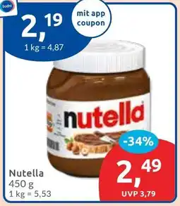 Budni Nutella Angebot
