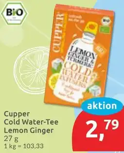 Budni Cupper Cold Water-Tee Lemon Ginger Angebot