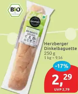 Budni Herzberger Dinkelbaguette Angebot