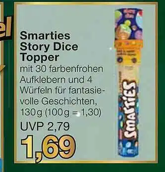 Jawoll Smarties Story Dice Topper Angebot