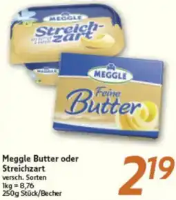 inkoop Meggle Butter oder Streichzart Angebot