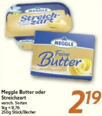 inkoop Meggle Butter oder Streichzart Angebot