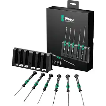 Netto Marken-Discount Wera Schraubendreher 2035/6 B Elektronik-Schraubendrehersatz + Rack Angebot