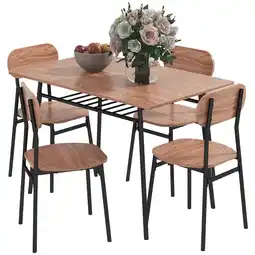 Netto Marken-Discount HOMCOM Essgruppe MDF, Stahl Angebot