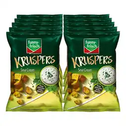 Netto Marken-Discount FunnyFrisch Kruspers Sour Cream 120g, 10er Pack Angebot