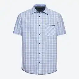 NKD Seersucker Herren-Kurzarm-Hemd mit Kentkragen Angebot